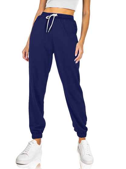 Women's comfortable sweatpants with elastic waistband and pockets Ivyshape