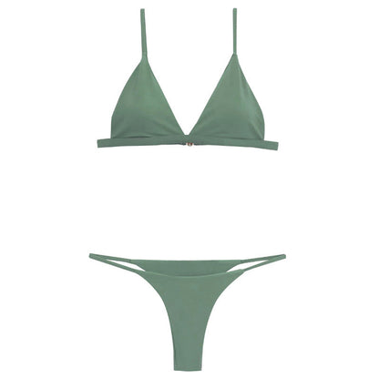 Women's triangle bikini with adjustable straps and elegant design Ivyshape