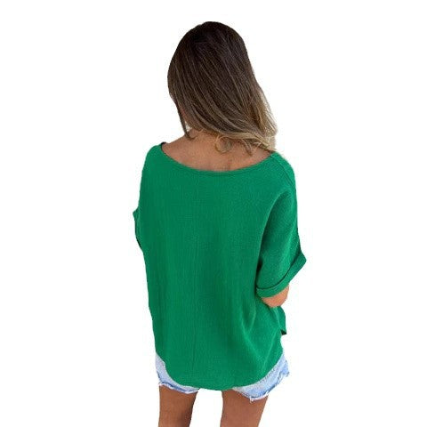 Women Casual Chic Oversized Top Ivyshape