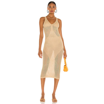 Women's Crochet Bodycon Dress with Elegant Cut Ivyshape