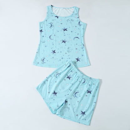 Women's pajama set with galactic motif Ivyshape