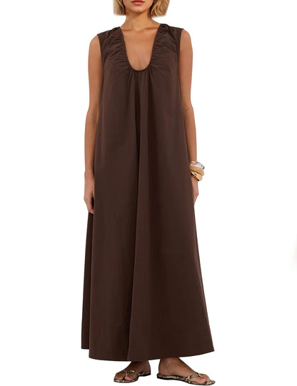 Women Elegant Flowing Maxi Dress Ivyshape