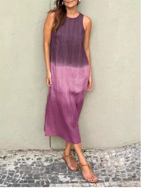 Ladies Elegant Sleeveless Maxi Dress Ivyshape