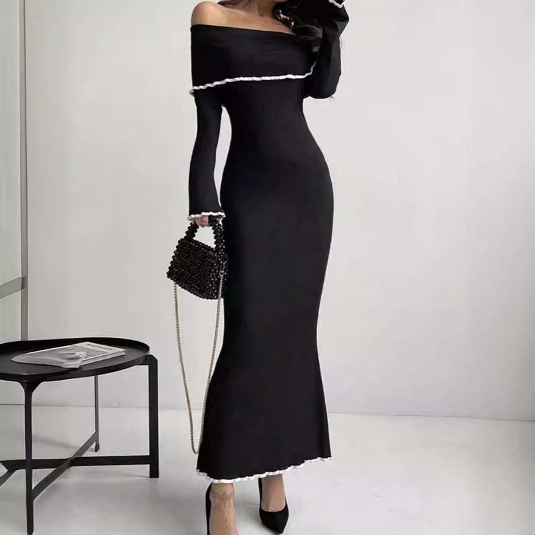 Women Off-Shoulder Evening Dress Ivyshape