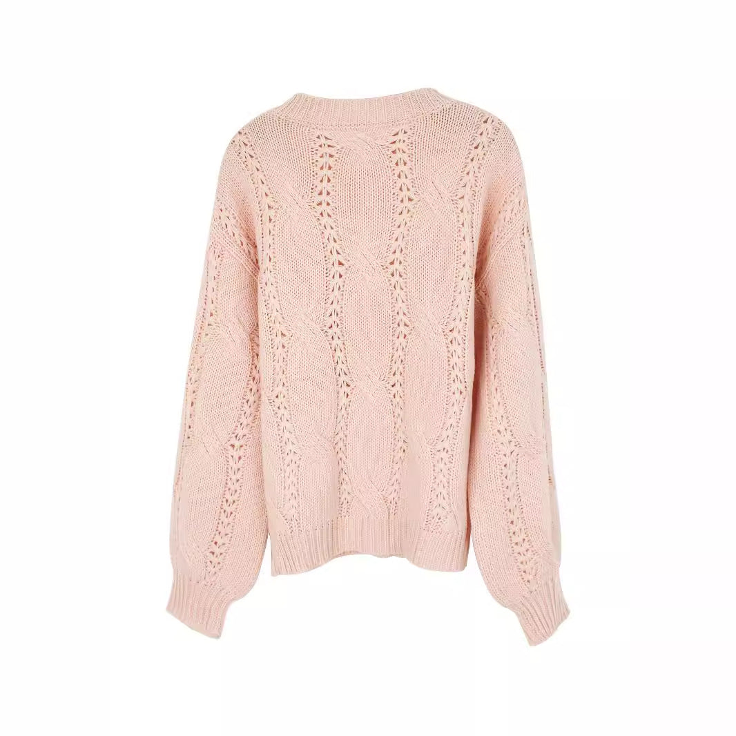 Women's knitted sweater with a loose fit Ivyshape