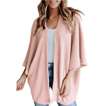 Women casual honeycomb jacket Ivyshape