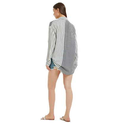 Women's casual shirt blouse with knot detail Ivyshape