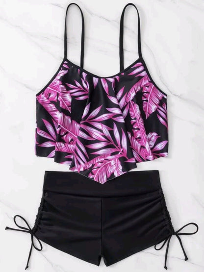 Women Sporty Crop Top and Shorts Set Ivyshape