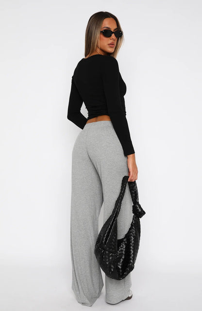Women's Flowing Loose Lounge Pants Ivyshape