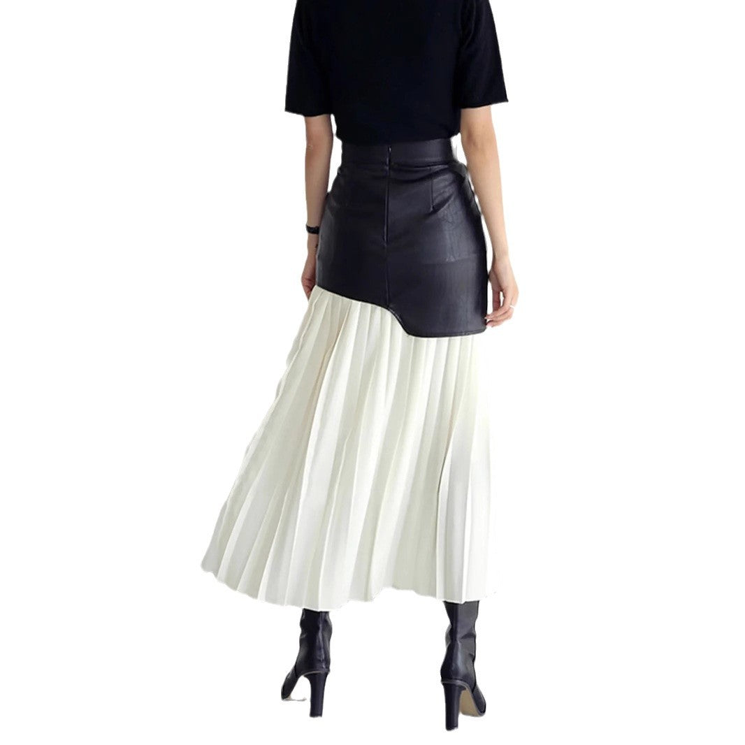Women's Pleated Maxi Skirt Ivyshape