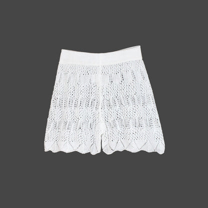Women's airy knit set with modern lace pattern Ivyshape