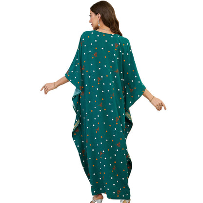Women Elegant Maxi Dress with Artistic Embroidery Details Ivyshape