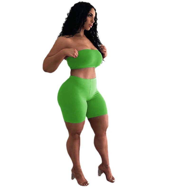 Women's Strapless Loungewear Set Ivyshape