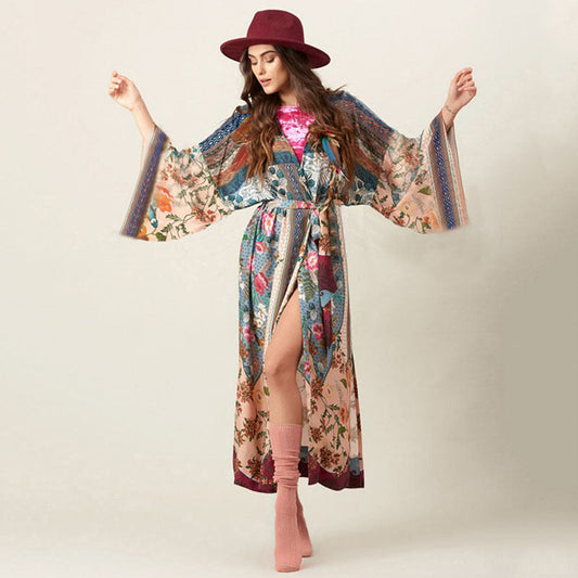 Women Kimono-Style Bathrobe Ivyshape
