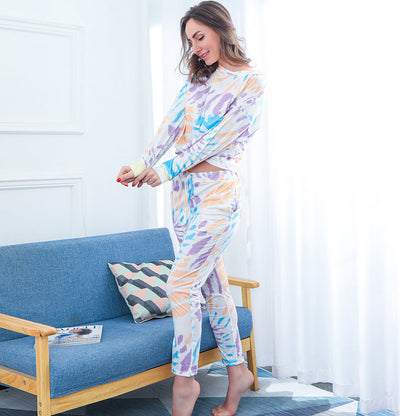 Women Tie-Dye Loungewear Set Ivyshape