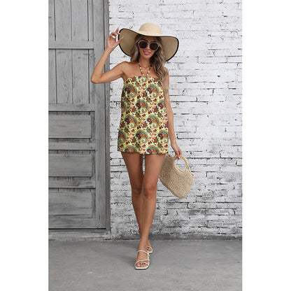 Ladies casual summer dress with charming paisley pattern Ivyshape