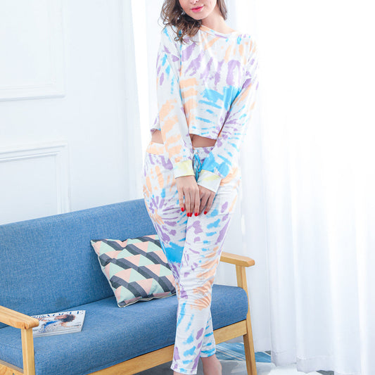 Women Tie-Dye Loungewear Set Ivyshape