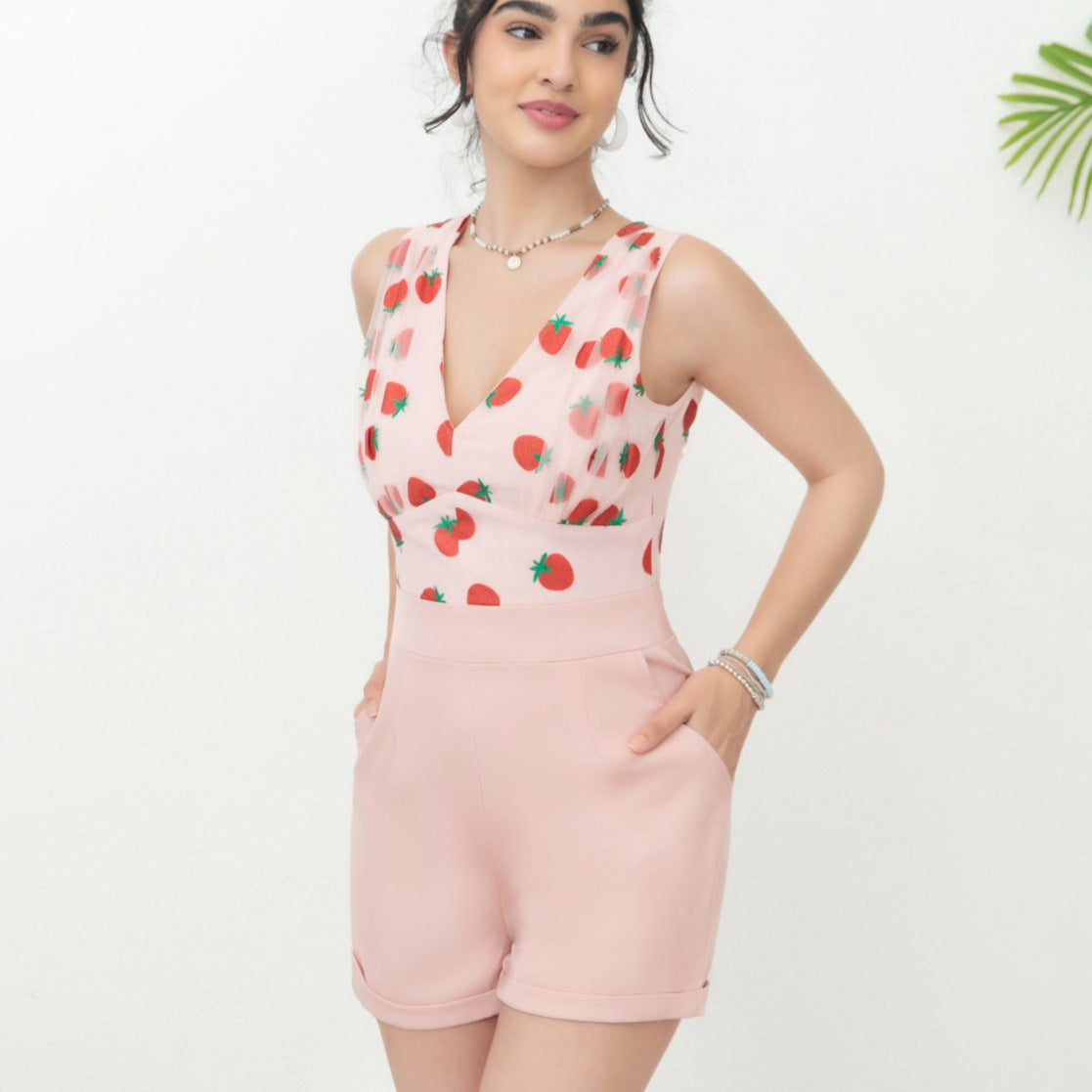 Women Playful Summer Jumpsuit Ivyshape