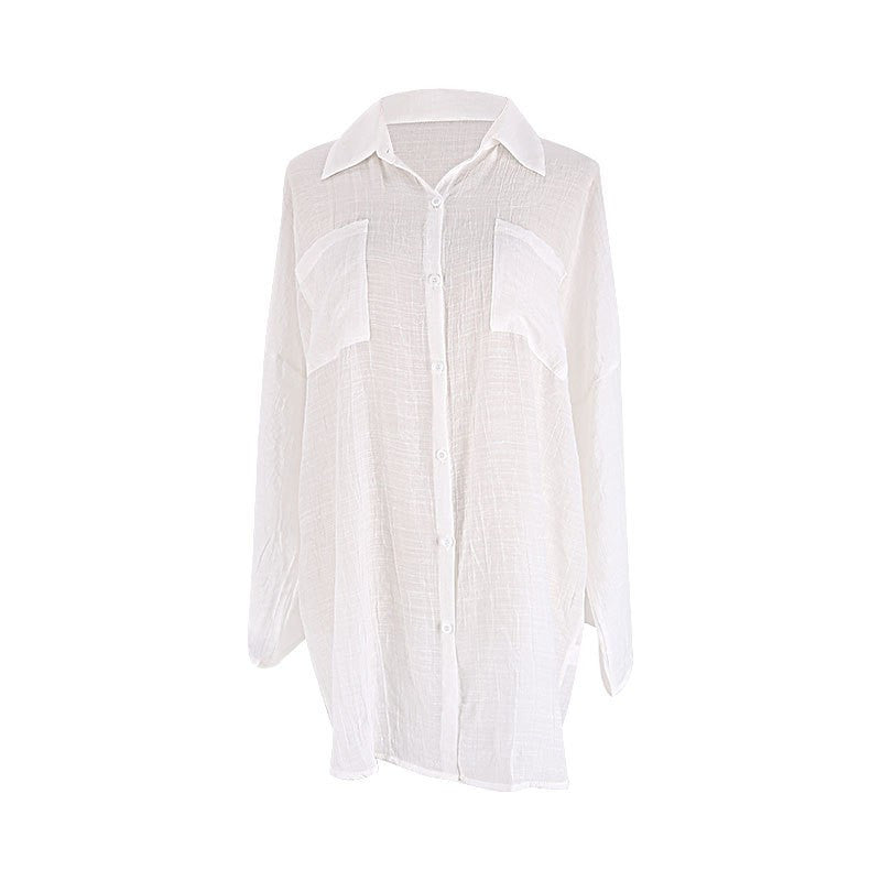 Women's casual summer blouse with a breezy fit Ivyshape