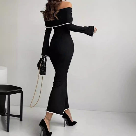 Women Off-Shoulder Evening Dress Ivyshape