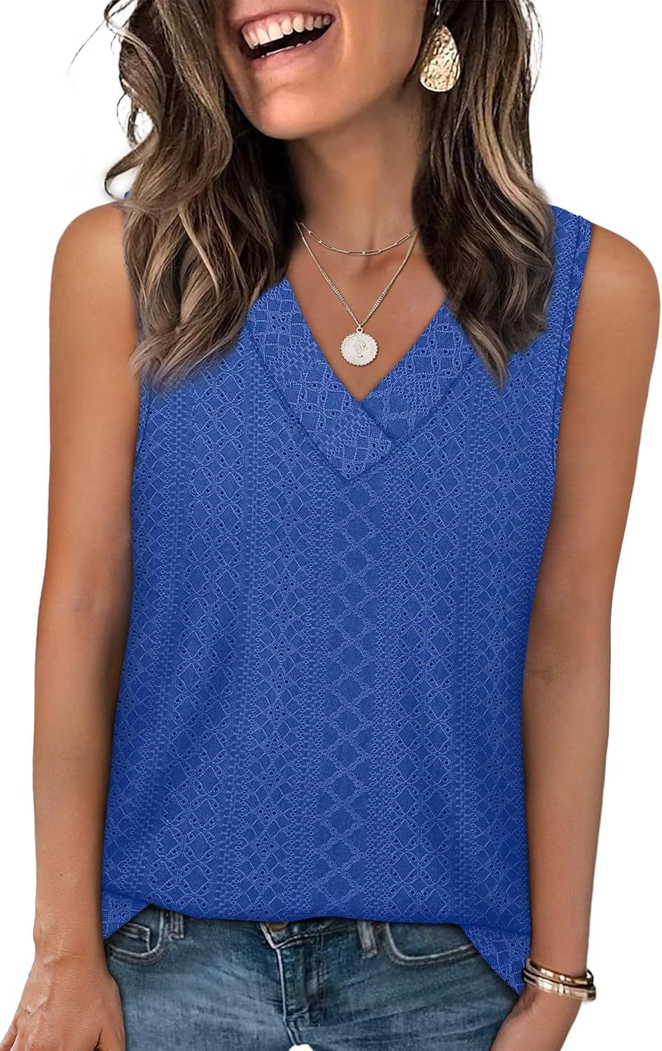 Women Lightweight Textured Tunic Top Ivyshape