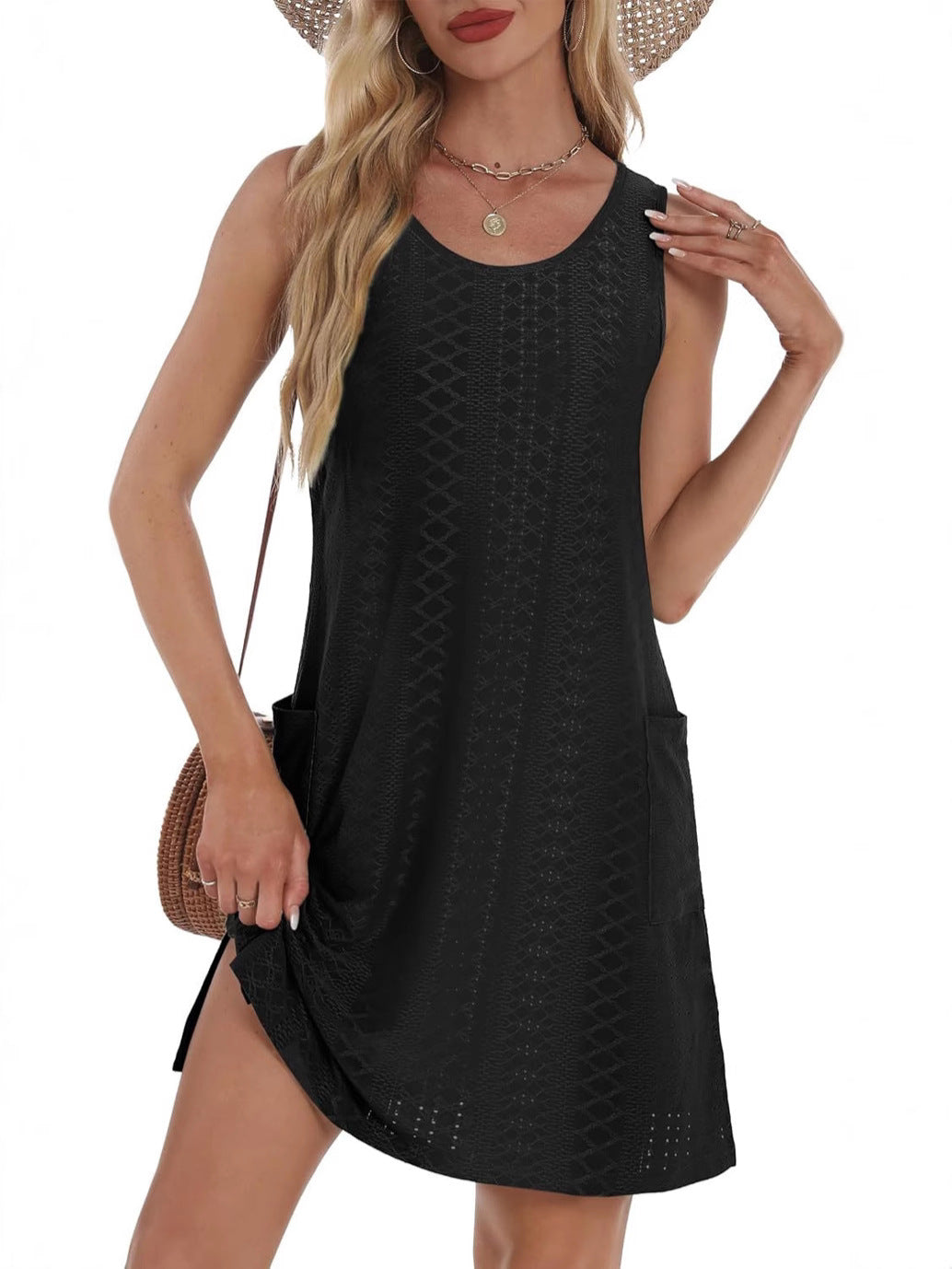 Ladies Summer Comfort Pocket Dress Ivyshape