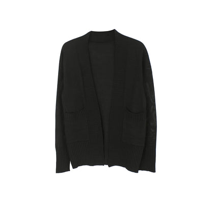 Women's cardigan with open cut and pockets Ivyshape