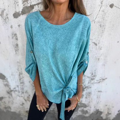 Ladies Leisure Knot Top Ivyshape