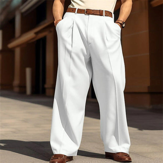 Leon - Pantalones anchos plisados