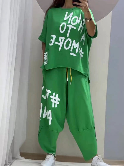 Women’s sporty relaxed loungewear set Ivyshape