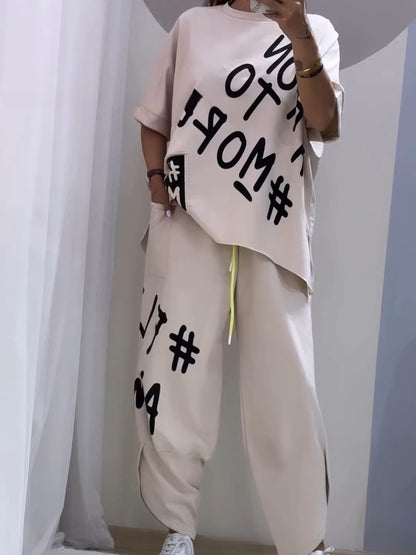 Women’s sporty relaxed loungewear set Ivyshape