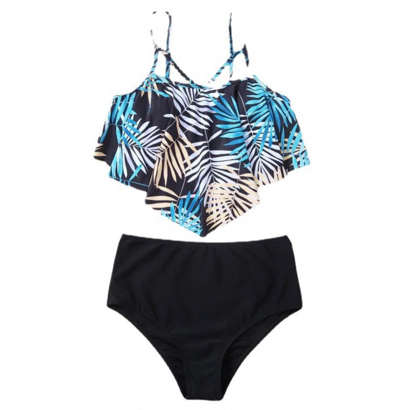 Women's Colorful Bikini Set with Swinging Top Ivyshape