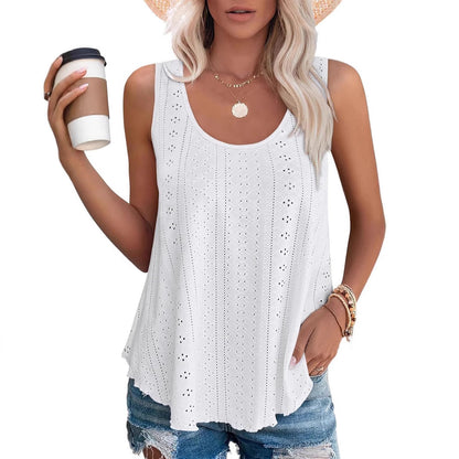 Womens Leisure Light Sleeveless Top Ivyshape