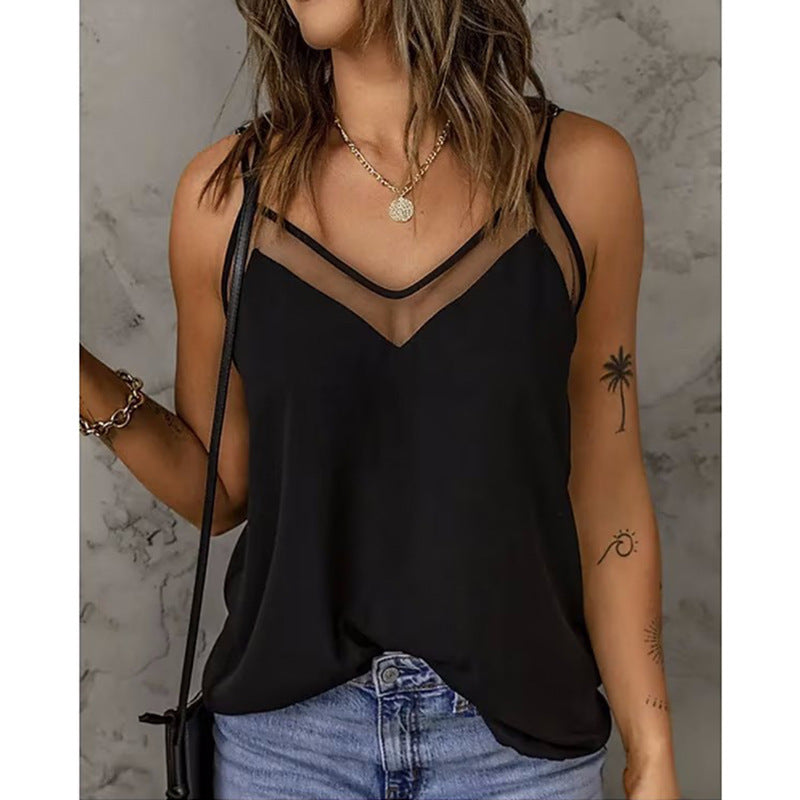 Women’s top with transparent inserts Ivyshape