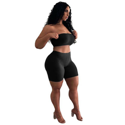 Women's Strapless Loungewear Set Ivyshape