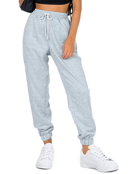 Women's comfortable sweatpants with elastic waistband and pockets Ivyshape