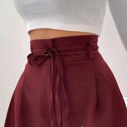 Women's Pleated High-Waisted Pants Ivyshape