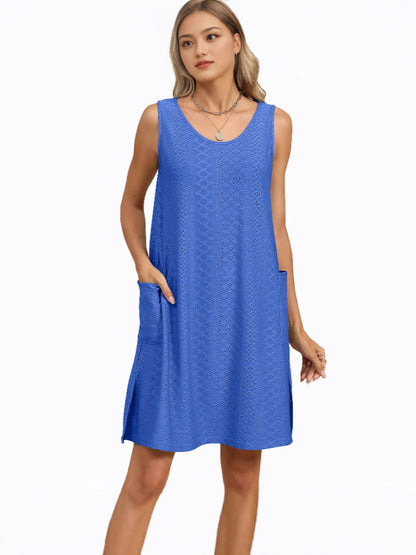 Ladies Summer Comfort Pocket Dress Ivyshape