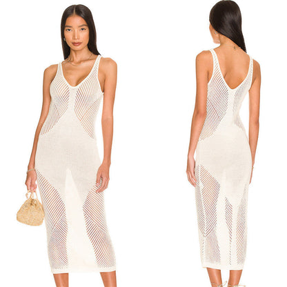 Women's Crochet Bodycon Dress with Elegant Cut Ivyshape