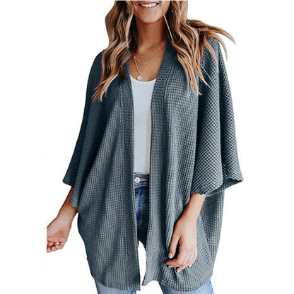 Women casual honeycomb jacket Ivyshape