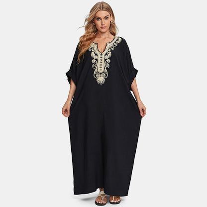 Ladies Elegant Kaftan with elaborate embroideries Ivyshape