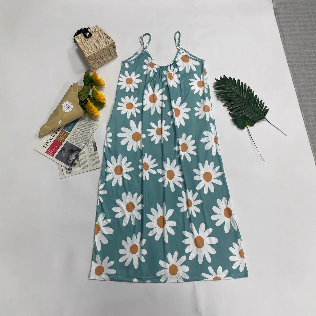 Women’s Casual Floral Maxi Dress Ivyshape