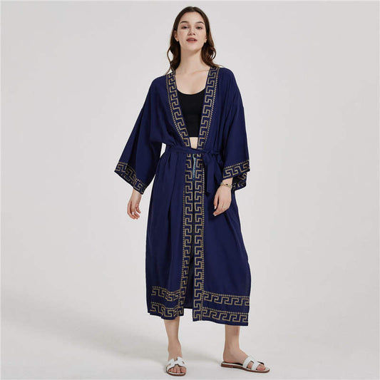 Ladies elegant kimono with elaborate decorations Ivyshape