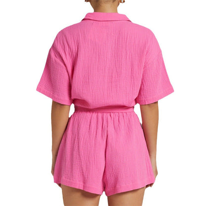 Women's Light and Casual Short Sleeve Set Ivyshape