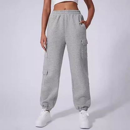 Women Cargo-Style Sweatpants Ivyshape