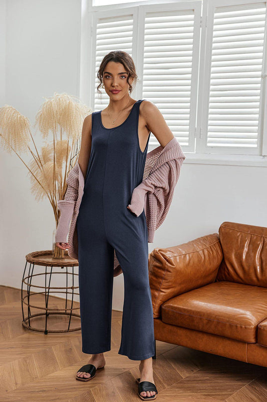 Women's Overall with Wide Leg and Comfortable Cut Ivyshape