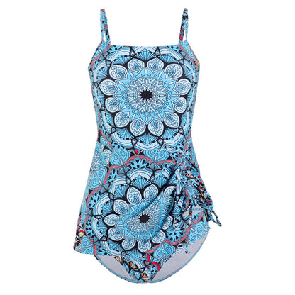 Women's Artistic Tankini with adjustable straps and gathers Ivyshape