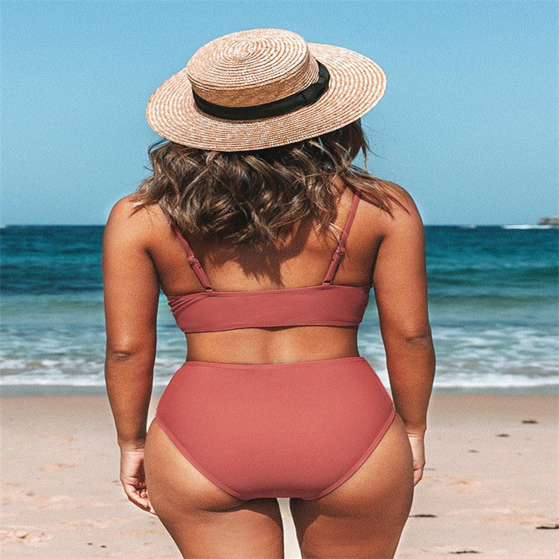 Women's bikini set with stylish wrap design and high waist Ivyshape