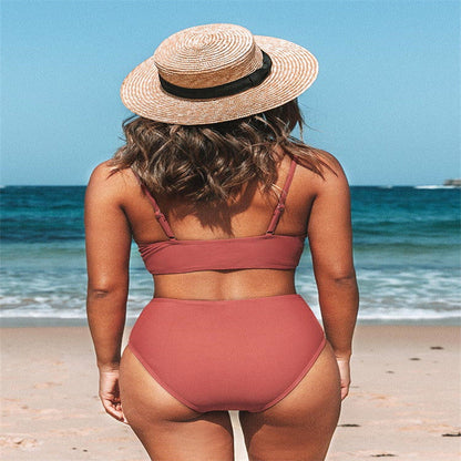 Women's bikini set with stylish wrap design and high waist Ivyshape