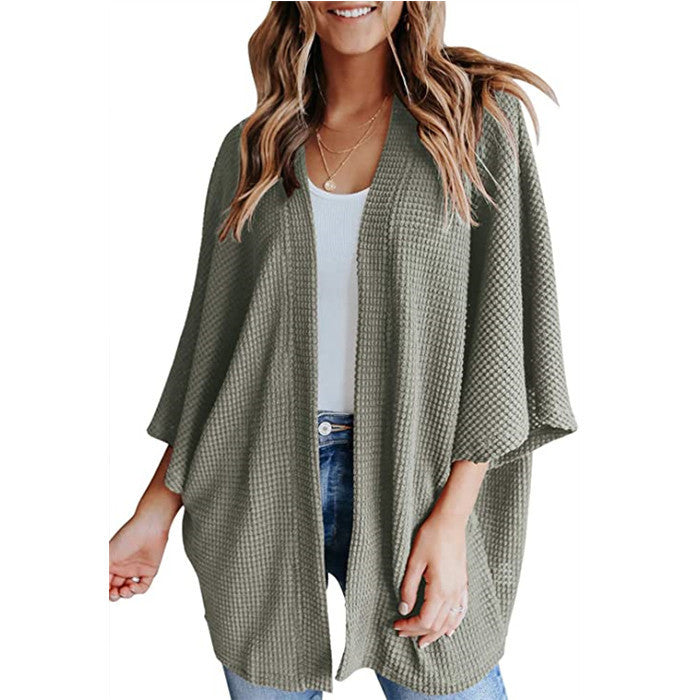 Women casual honeycomb jacket Ivyshape